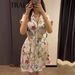 Cross-border Wholesale Of New Spring Women's Clothing In European And American Style, Collared Floral Print_ecoleips.com