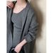 Women's Clothing simple high end women's autumn and winter new cardigan + vest + wide leg pants three piece set ss658_ecoleips.com