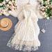 Women Dress 2026 New Summer Fashion Fairy Mesh Party Dress Korean Pop Floral Print Vacation Beach Dress Streetwear Sundress_ecoleips.com