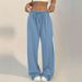 High-Waisted Wide-Leg Lounge Pants – Side Stripe Detail, Breathable & Flowy (S-XL, 7 Colors)_ecoleips.com