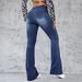 Women's Clothing Washed Jeans Slim Temperament Skinny Trousers_ecoleips.com