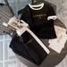 Women's Summer Urban Trendy Short Sleeve T-Shirt And Sweatpants Set Crew Neck Letter Print Comfortable Fit Fashion Outfit_ecoleips.com