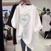 european and american women's clothing 2023 spring new t shirt solid color round neck bottoming shirt slim fit long sve tops for women_ecoleips.com