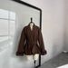 Elegant Wool-Blend Trench Coat – Mid-Length Winter Overcoat With Scarf Collar (S/M/L, Grey & Chocolate For Office Chic)_ecoleips.com