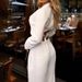 Women's Clothing autumn new fashion home simple asymmetric long pure white trousers_ecoleips.com