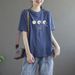 2026 Summer Short Sleeve T-Shirt Women's Korean Loose Top, Women's Versatile Casual Base Shirt, Women's Fashion Trend_ecoleips.com