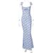 Vacation-style European And American Cross-border Summer Women's Floral Sleeveless Tie-waist Fashion Casual Sexy Beach_ecoleips.com