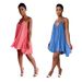 Women's Clothing Women's Casual Solid Color Dress Sexy Backless Design Style White Flowy Dress For Formal & Casual For Women_ecoleips.com