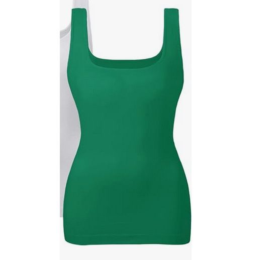 Seamless Square-Neck Compression Cami – Tummy Control Slimming Tank Top (8 Colors, Breathable & Sculpting)_ecoleips.com