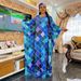 Women's Clothing Plus Size Women's Dress Rayon Real Shot Digital Printing Full Pair Of Hot Diamond_ecoleips.com