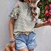 2026 European And American Women's Clothing Summer New Embroidered Printed Buckle Wave High-neck_ecoleips.com