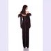 New Style 2025 Fashion Sexy Feather Strapless Bandage Long Women's Dress_ecoleips.com