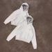 Spring Style Unisex Double Hooded Hoodie with Double Pockets Personalized Letter Embroidery European American Street Punk Sweatshirt_ecoleips.com
