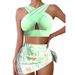 Women's Clothing Sexy Split Gauze Skirt Three Piece Suit_ecoleips.com