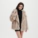 Luxury Faux Fox Fur Coat – Women’s Mid-Length Winter Jacket With Pockets (S-XXXL, Khaki & More)_ecoleips.com