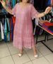 Women's Clothing Solid Color Round Neck Short Sleeve Lace Lace Skirt Women's Clothing_ecoleips.com