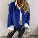 Women's Loose Fitting Short Cashmere Long Sleeved Jacket Autumn Winter Relaxed Everyday Wear Comfortable Feshion_ecoleips.com
