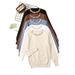 Korean Style New Autumn Winter Beaded Pullover Sweater Round Neck Long Sleeve Knit Loose Slimming Elegant Base Shirt_ecoleips.com