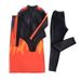 3-Piece Swimdress Set – Modest Swimwear With Cover-Up Skirt & Leggings (S-XL) – UPF 50+ Chlorine-Resistant Polyester (Black/Blue)_ecoleips.com