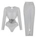 Women's Golden Glossy One Piece Swimsuit Halter Neck Deep V Straps High-End Simple Swimwear For Vacation And Summer_ecoleips.com