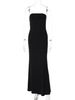 Hugcitar 2025 Fashion Diamonds Black Slips Backless Sexy Bodycon Maxi Dress Summer Women Elegant Outfits Wedding Party Birthday_ecoleips.com
