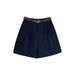 Women's High Waisted A-Line Shorts - Breathable Cotton Tencel Blend, Korean Style Casual Bermuda Shorts For Summer_ecoleips.com