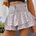Women's Floral Print Wide Leg Shorts | High Waist Loose Fit Summer Shorts | Elastic Waist Comfort Casual Short Pants_ecoleips.com