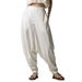 Women's High-Waisted Loose-Fitting Casual Long Pants Drape Detail Style Fashion Outerwear_ecoleips.com