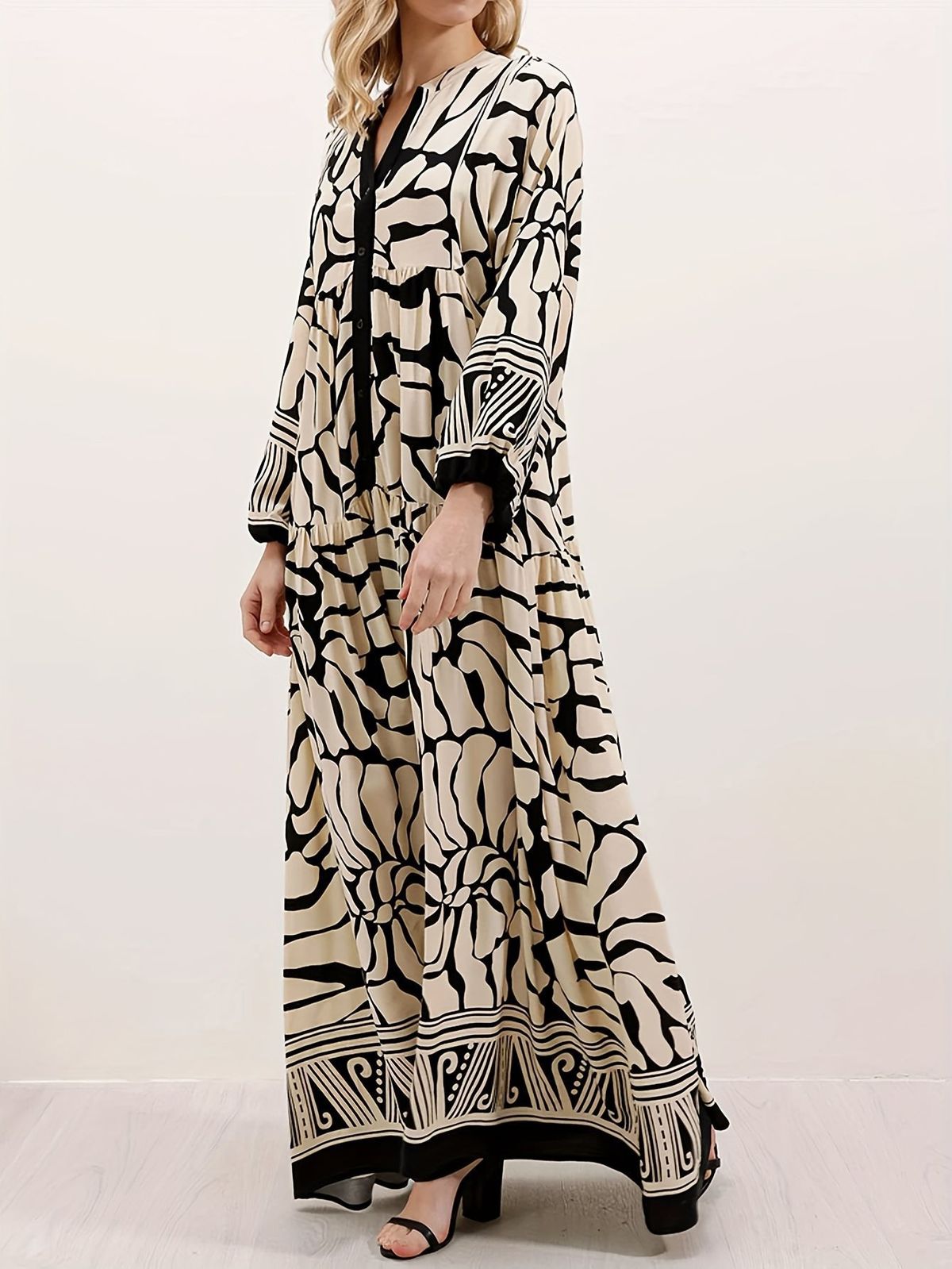 Women's Clothing Muslim Middle Eastern Black Dress For Women Elegant Noble Soft Comfortable Stylish Clothing Modest Abaya Dress_ecoleips.com