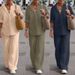 women's clothing bohemian style cotton linen long sve wrap top & wide leg pants set – casual comfort for women (black, y green, wine red)_ecoleips.com
