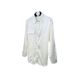 Satin Trimmed Lace Trimmed Shirt for Women Loose Fit Slimming Design Versatile And Stylish Back Tie Top for Work_ecoleips.com