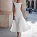 Women's Clothing Women's Sleeveless Summer Dress Style Draped Neck Slim Waist Mid-Length Evening Gown For Formal & Casual For Women_ecoleips.com
