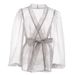 2025 Spring And Summer Sexy Mesh Shirt Jacket Women's Niche Long Sleeved Shirt Overshirt Layered Wear_ecoleips.com