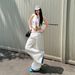 2026 Summer | American-style Patchwork Polka Dot Design Niche Trendy Brand Lazy Curved Blade Casual Pants_ecoleips.com