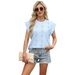 European And American Cross-border Foreign Trade 2025 Spring-summer New Round-neck Loose Short-sleeve T-shirt_ecoleips.com