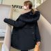 Women's Clothing Women's Winter Thickened Short Parka Coat With Fur Hood - Fashionable Loose Fit Outerwear For Casual & Office (Multiple Colors )_ecoleips.com