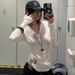 Summer New Pure Desire Style Hot Girl Hooded Long Sleeve T-Shirt Slim Fit Thin Sunscreen Cover-Up Casual Chic Top For_ecoleips.com