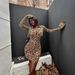 Women's Sexy Leopard Print Polo Collar Dress European American Style Slim Long Sleeve Bodycon Skirt Hot Girl Cross Border Popular Clothing_ecoleips.com