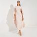 Women's Clothing Large Swing Sleeves Women's Clothing Splicing Sexy Slim Evening Dress Dress_ecoleips.com