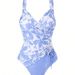 Aria Basics Cross-border Exclusive Drawstring One-piece Swimsuit, Popular European And American Women's Fashion Swimwear_ecoleips.com
