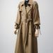 Khaki Trench For Women, Mid-length, 2026 Spring New Style, Korean-inspired, Extremely Stylish, Waist-cinching Coat_ecoleips.com