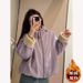 girl Girl Lamb Wool Parka For Petite Women 2025 Winter Korean Style Trendy Casual Loose Cotton Short Coat 091_ecoleips.com