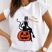 Wholesale Cross-border Women's Clothing White Plus-size Round-neck Urban Girl T-shirt_ecoleips.com