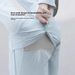 Women's Long Sleeved Sports Jacket Fitness Wear Sheer Fabric Sun Protection Stand Up Collar Yoga Jacket_ecoleips.com