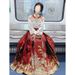 New Chinese Hanfu Mamian Skirt Heavy Embroidery Cloud Shoulder Engagement Spring Summer Petite Suit Plus Size National_ecoleips.com