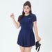 plus Size Women's One Piece Swimsuit Sporty Conservative Hides Belly Fat Slimming Hot Spring Swimwear_ecoleips.com