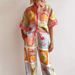 Women's Clothing Casual Fashion Linen Shirt Collar Cardigan Long Suit_ecoleips.com