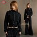 BE Women's Retro Detachable Hooded Sweatshirt Zipper Jacket Short Waist European American Style Autumn Clothing Lulu Theme_ecoleips.com