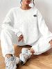 Women's Clothing Pear Shaped Figure Casual Style Sweatshirt And Sweatpants Set Relaxed High End Autumn Clothing_ecoleips.com