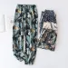 Women's New Faux Cotton Trousers Multicolor Large Size Spring And Summer Beam Leg Pants Thin Section Can Be Worn Outside Air Con_ecoleips.com